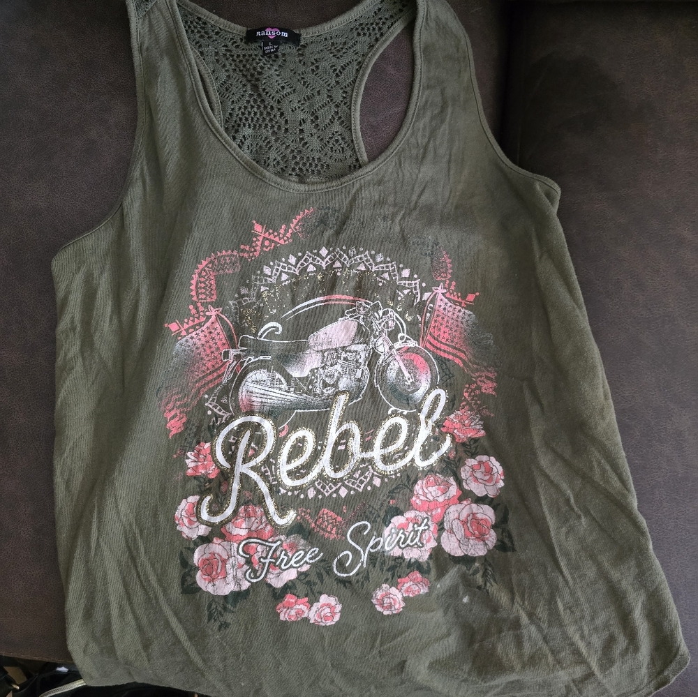 Rebel tank top